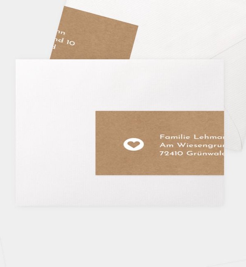Adressaufkleber Goldene-Hochzeit Easy Wedding