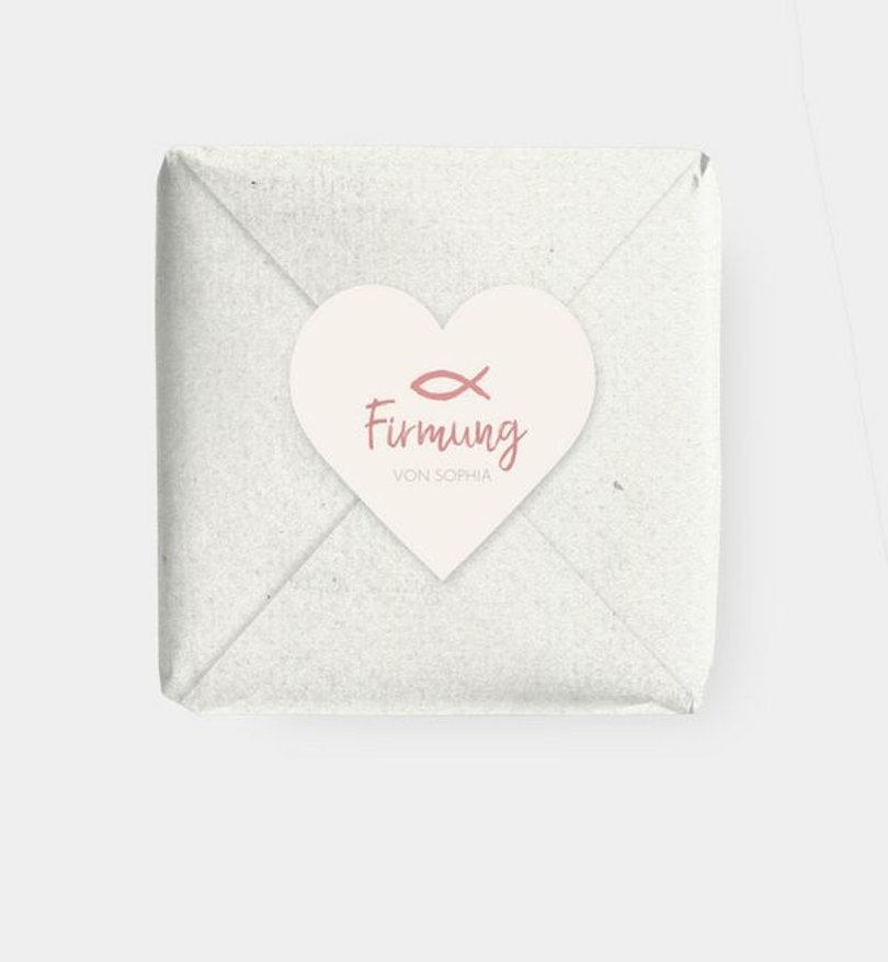 Geschenkaufkleber Firmung Holy Fish