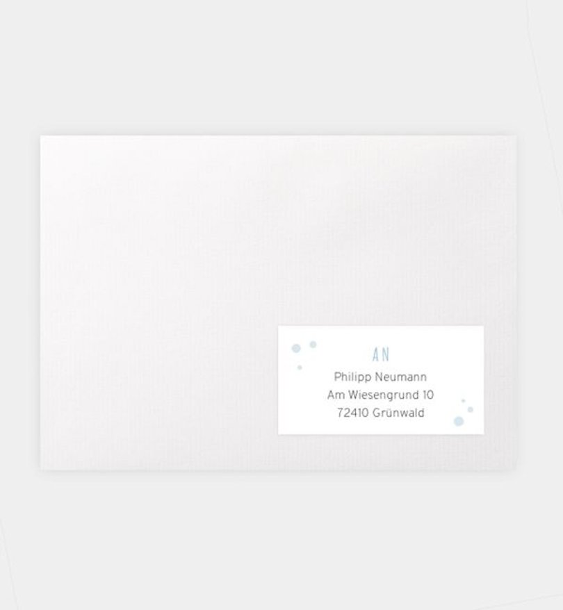 Empfängeraufkleber Kindergeburtstag Unterwasser Freunde