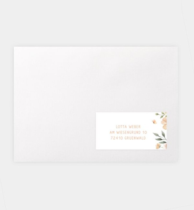 Empfängeraufkleber Kindergeburtstag Pferdemädchen