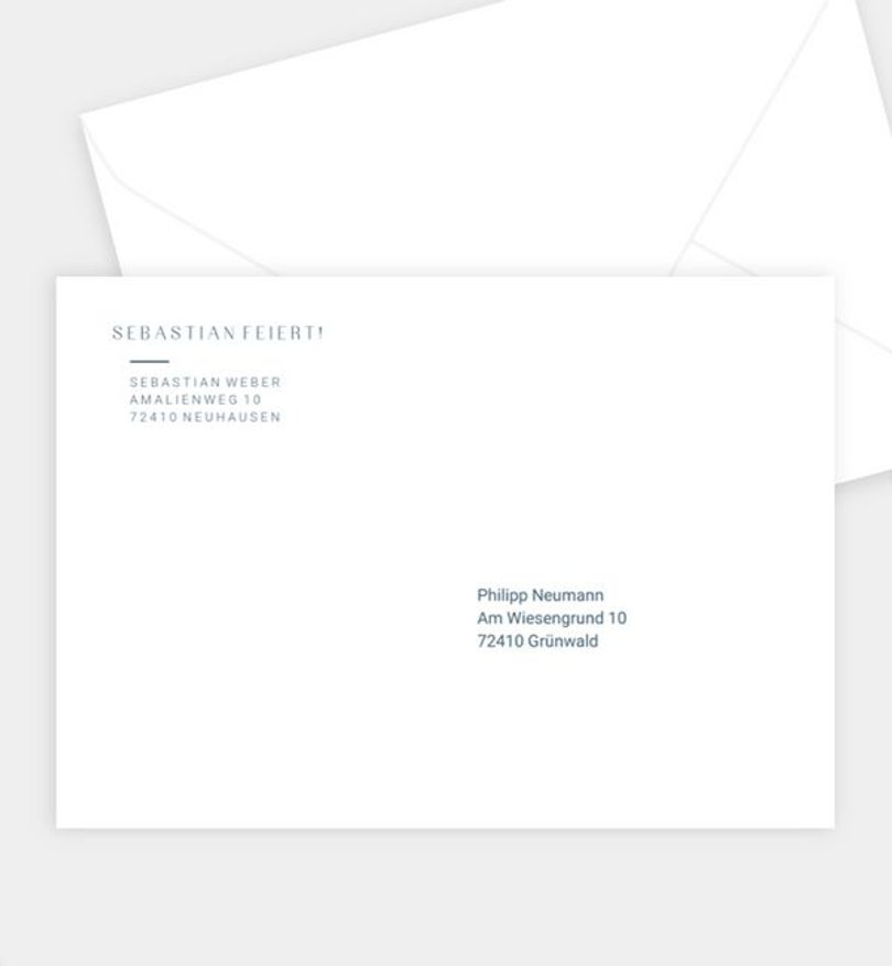 Briefumschlag Geburtstag Geburtstagsbote