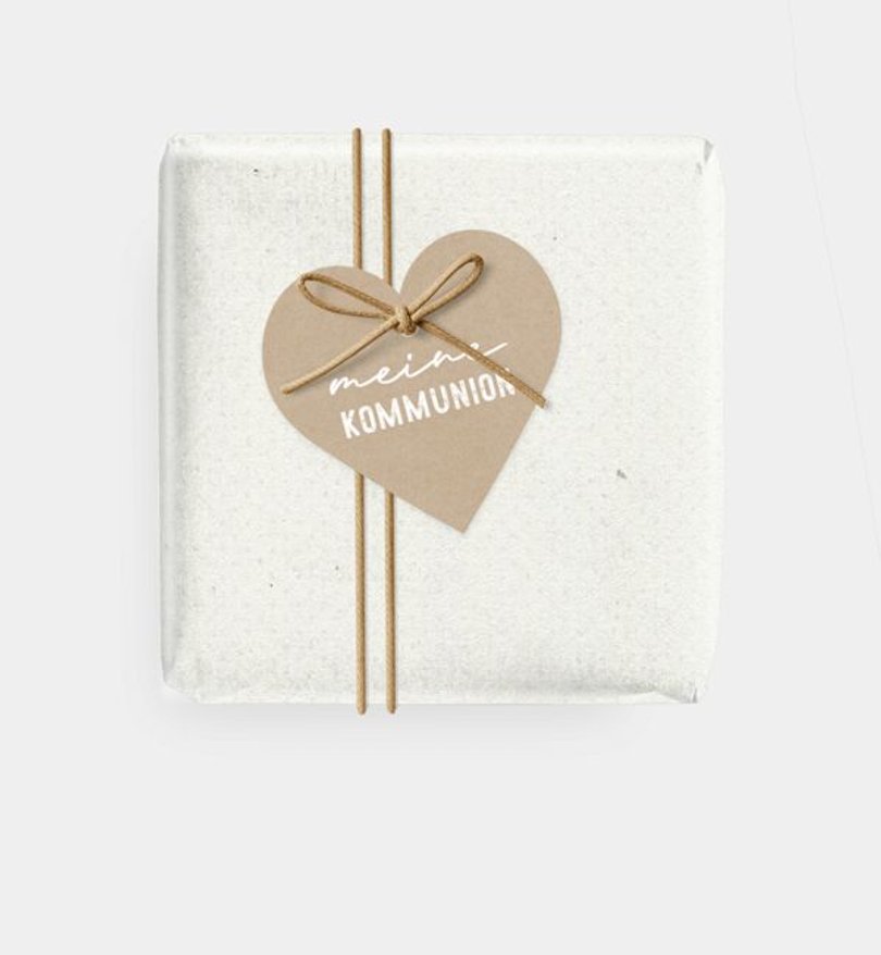 Geschenkanhänger Kommunion My Day · Crafty