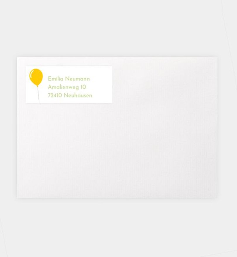 Absenderaufkleber Kindergeburtstag Bauernhof