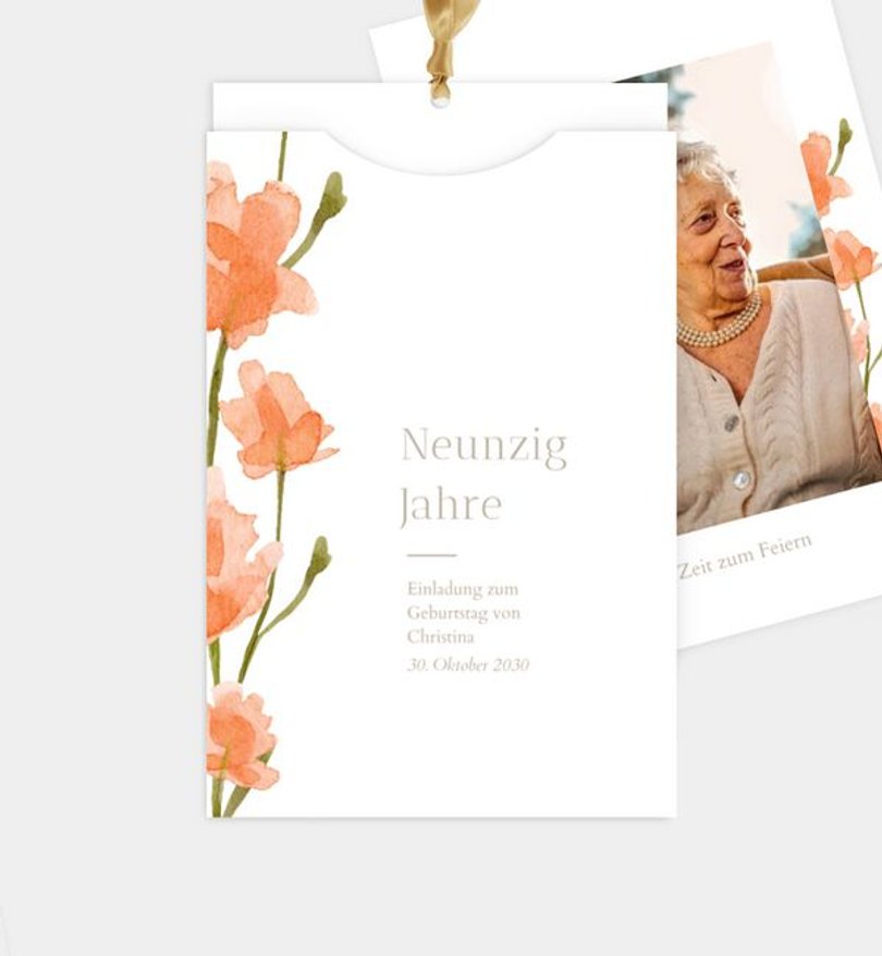 Einladungskarte Geburtstag Autumn Day