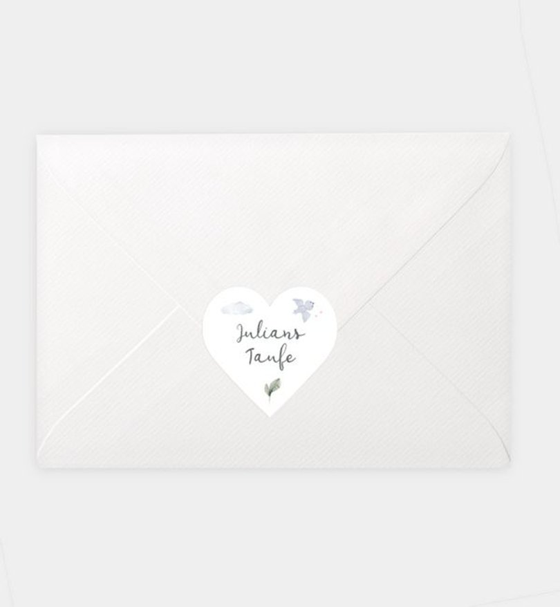 Siegelsticker Taufe Arche