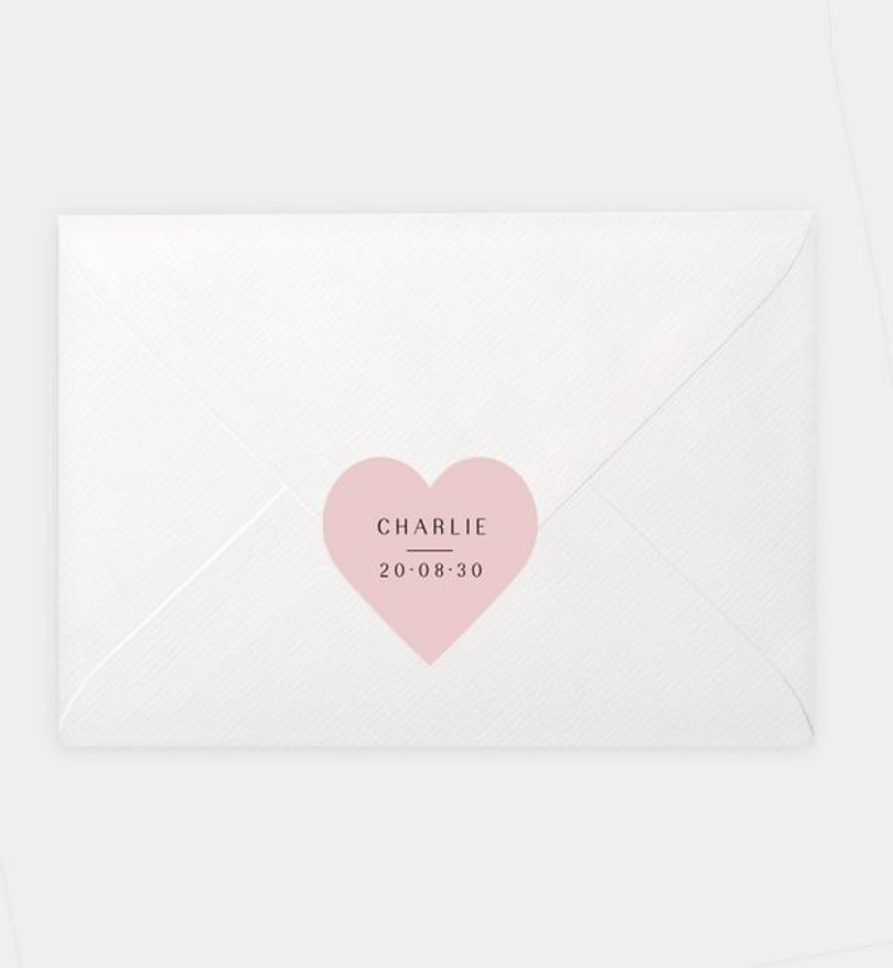 Siegelsticker Geburt Simple Magic
