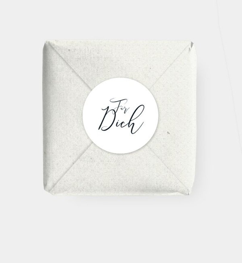 Geschenkaufkleber Hochzeit Einzelstück
