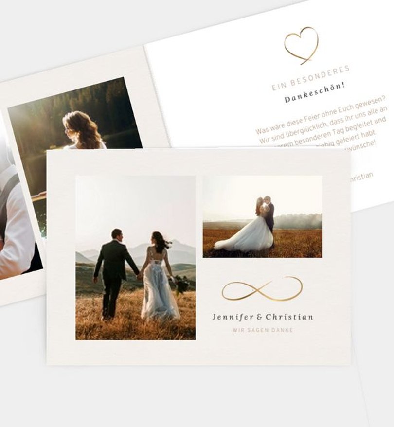 Dankeskarte Hochzeit Liebeswerte