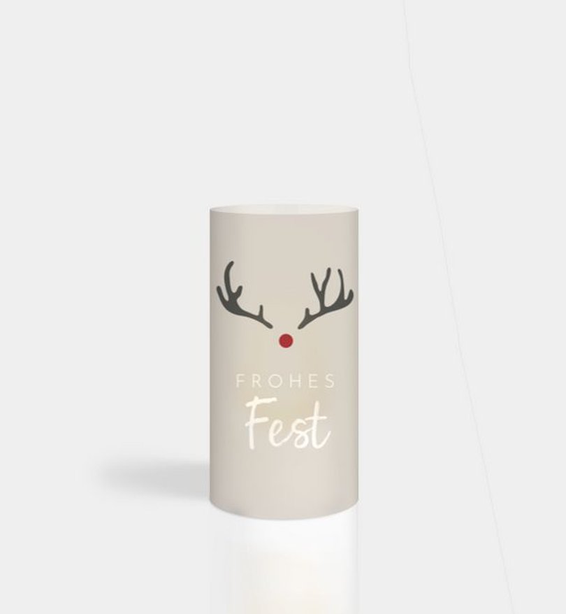 Windlichtkarte Geschäftlich Rudolf