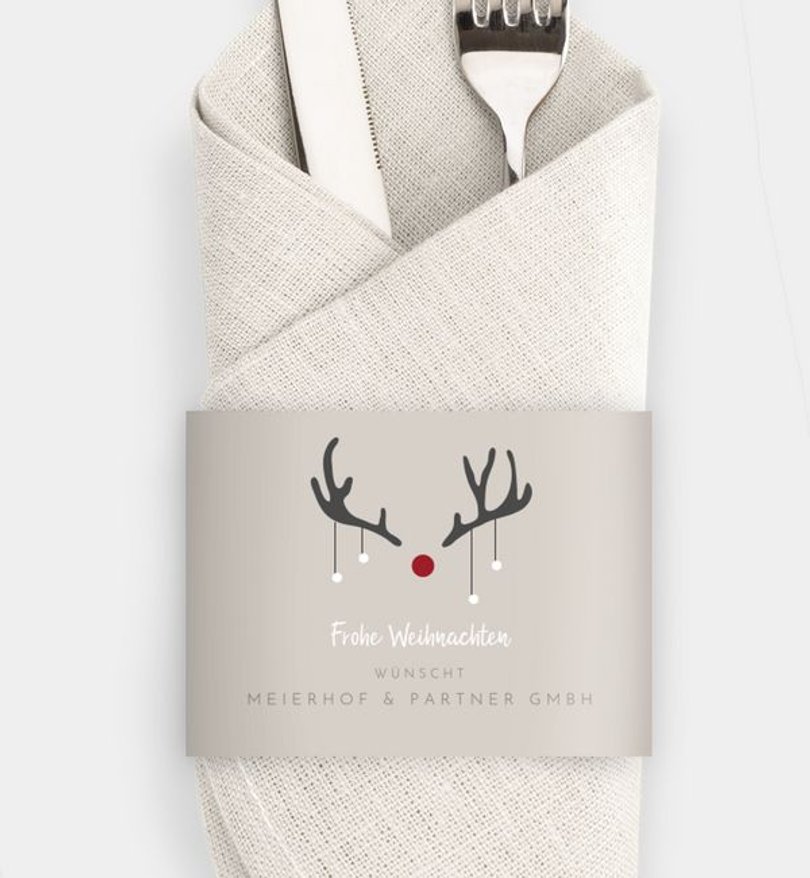 Besteck Servietten-Zubehör Geschäftlich Rudolf