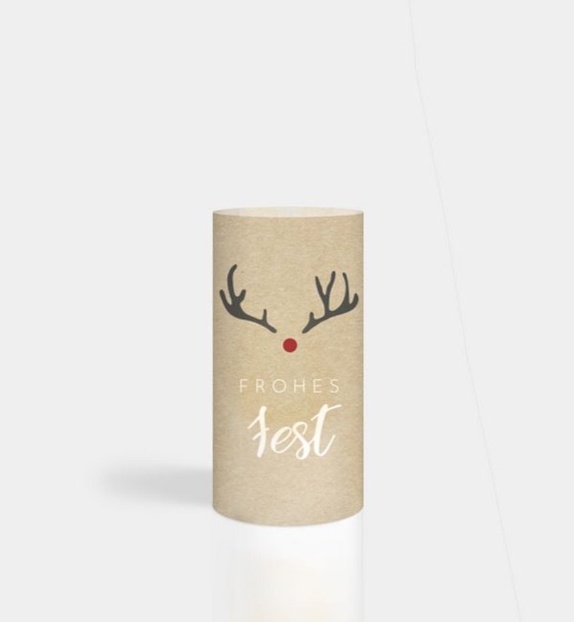 Windlichtkarte Geschäftlich Rudolf