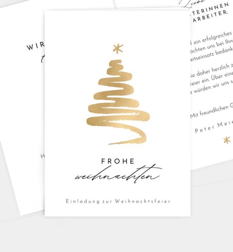 Weihnachtsfeier Weihnachtsfeier Golden Tree