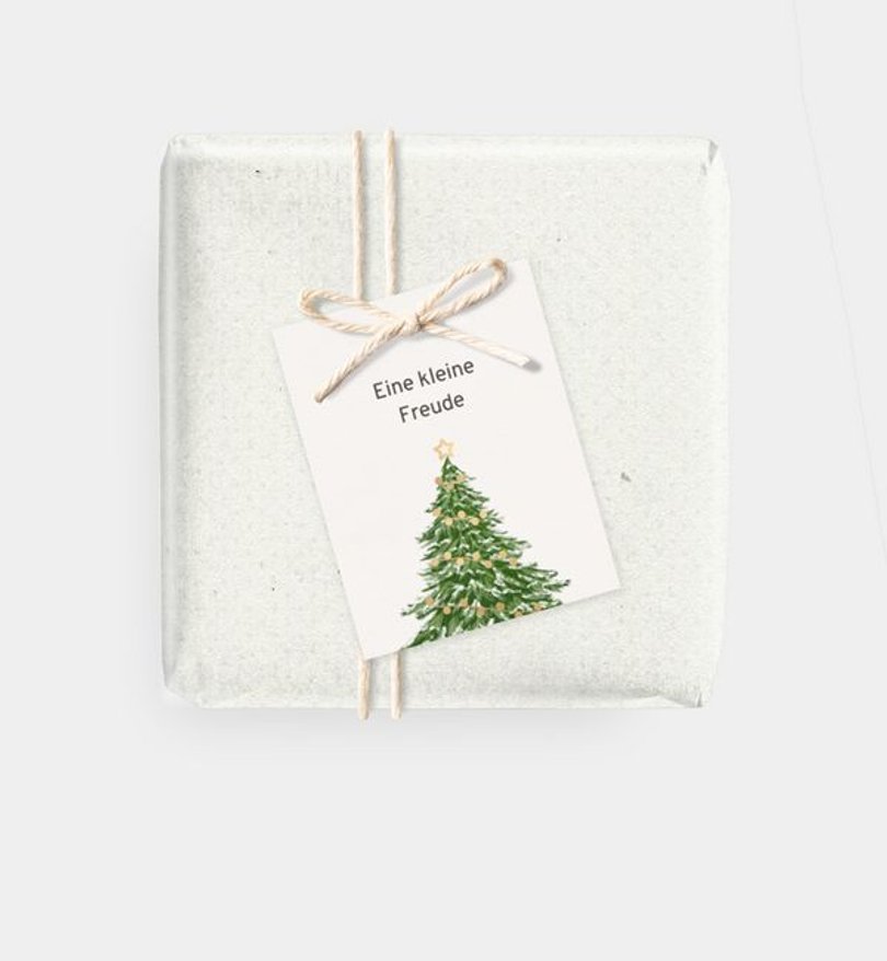 Geschenkanhänger Geschäftlich Weihnachtsbaum