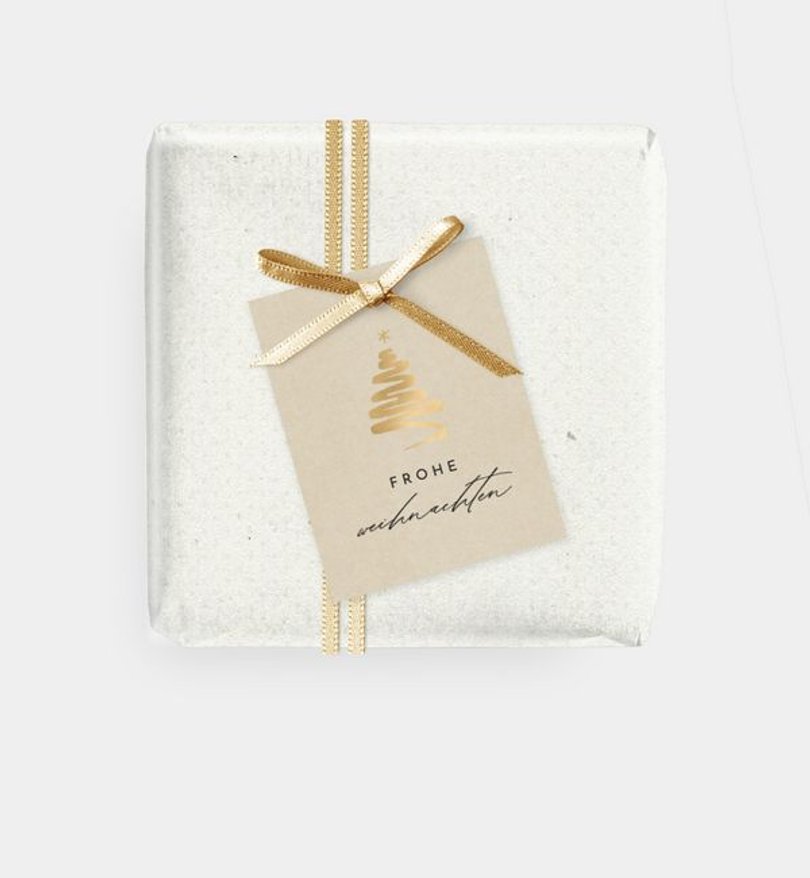 Geschenkanhänger Geschäftlich Golden Tree