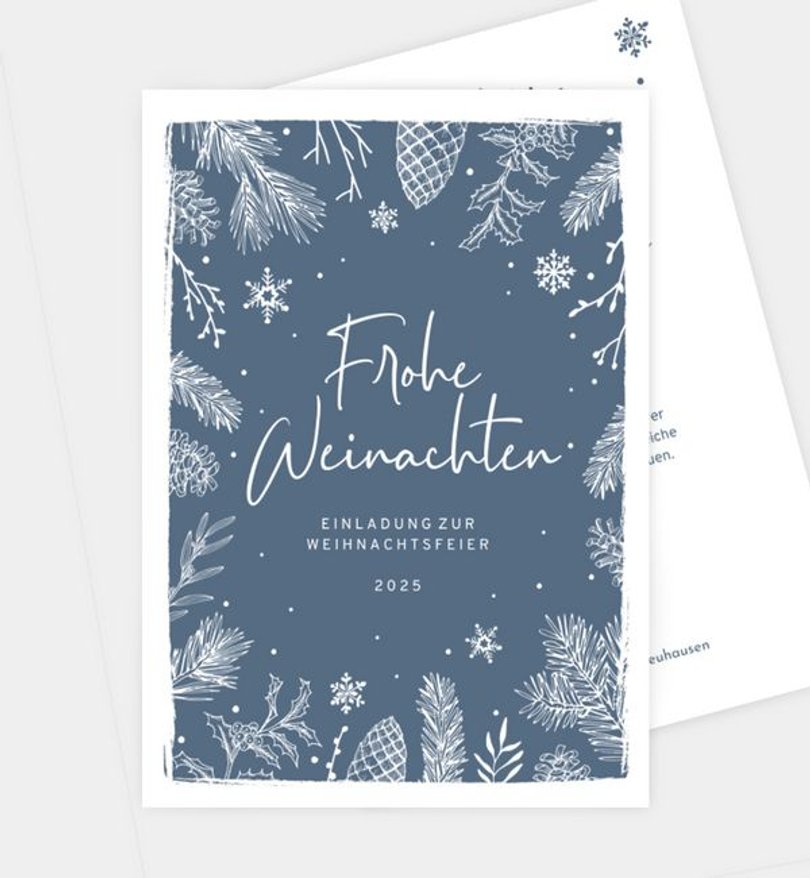 Weihnachtsfeier Weihnachtsfeier Winterly Frame