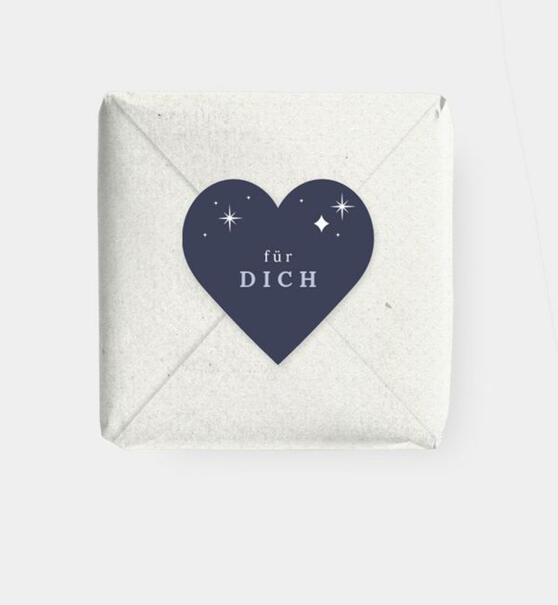 Geschenkaufkleber Weihnachten Funkelnde Nacht