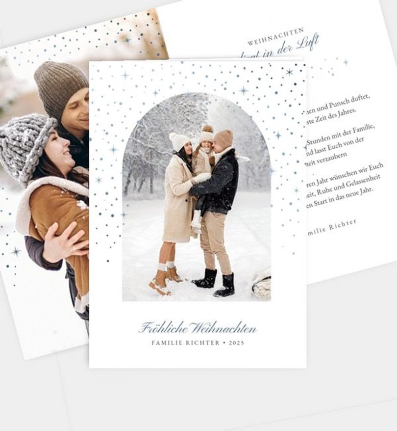 Weihnachtskarte Weihnachten/Privat Weihnachtswind