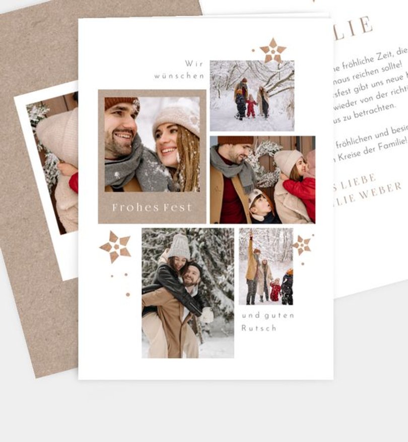 Weihnachtskarte Weihnachten/Privat Festliche Momente