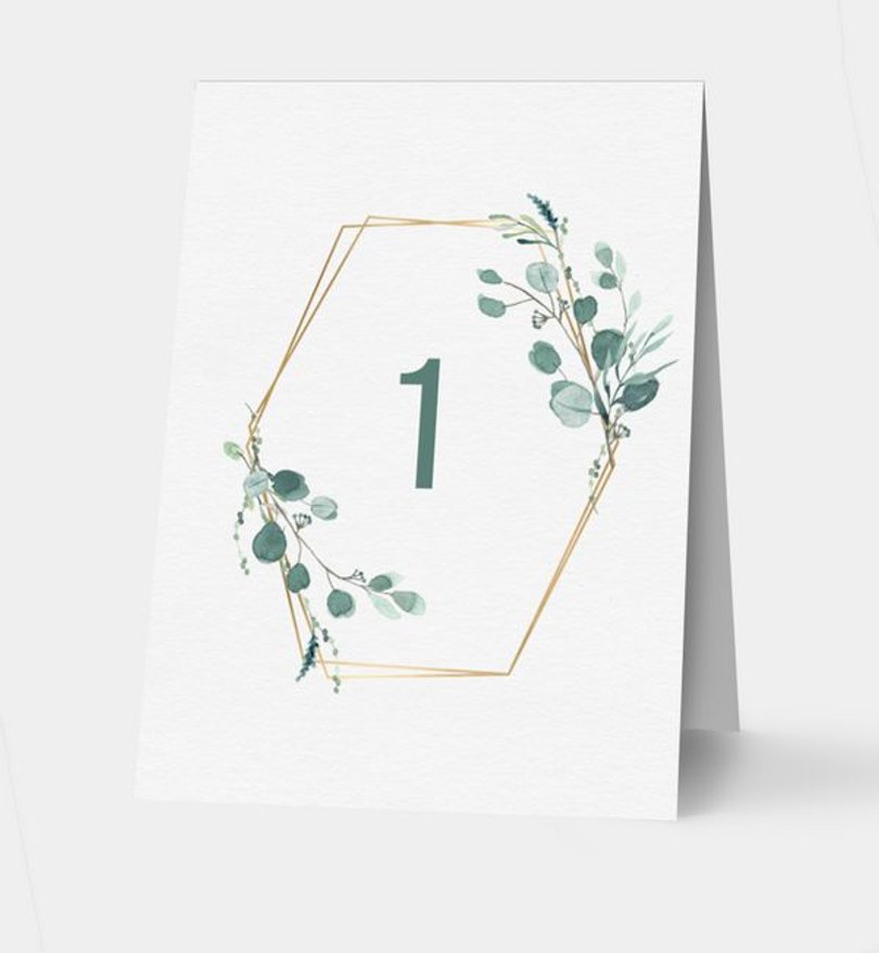 Tischnummer Hochzeit Sommerduft