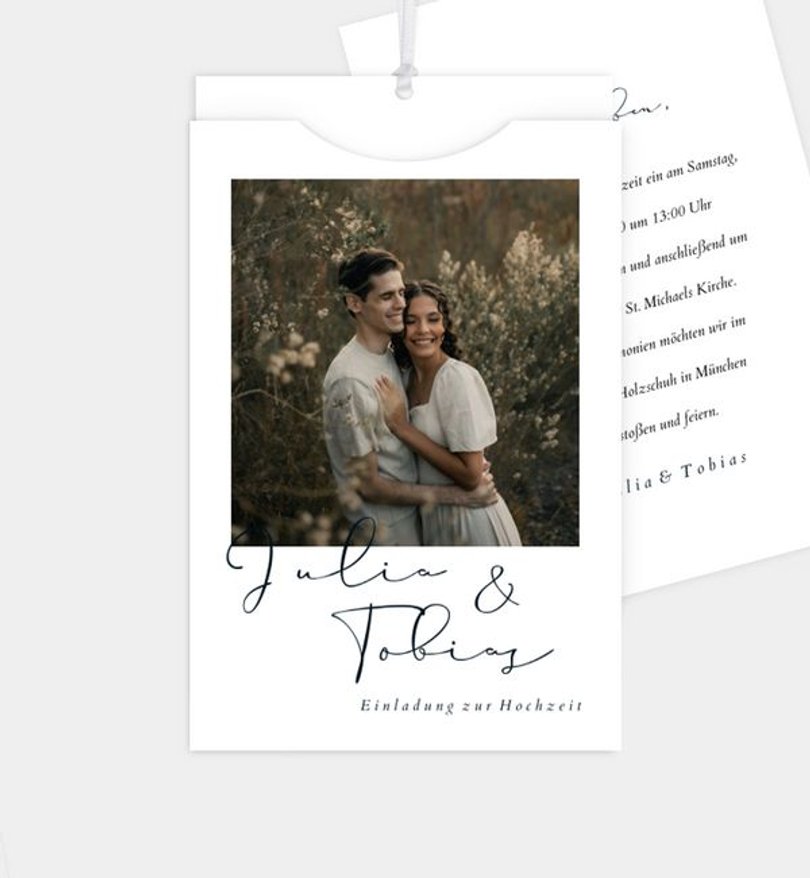 Einladungskarte Hochzeit Sweet Moment