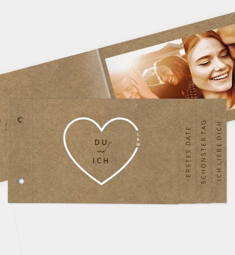 Grußkarte Valentinstag Volles Herz