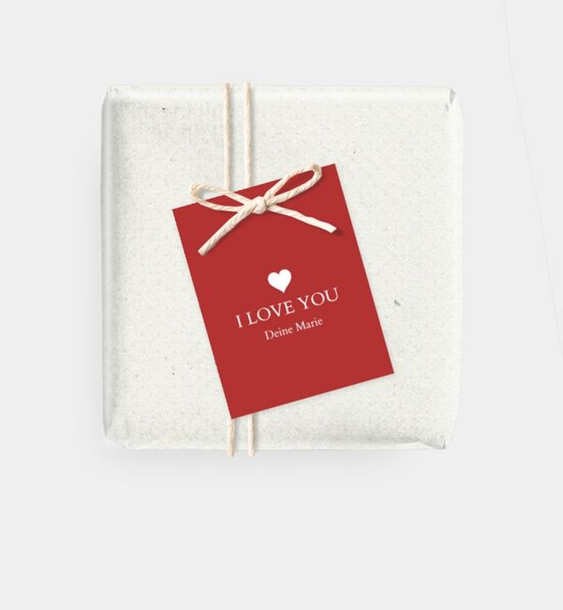 Geschenkanhänger Valentinstag By your Side