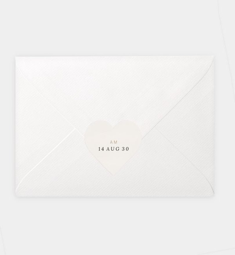 Siegelsticker Hochzeit Liebeswerte