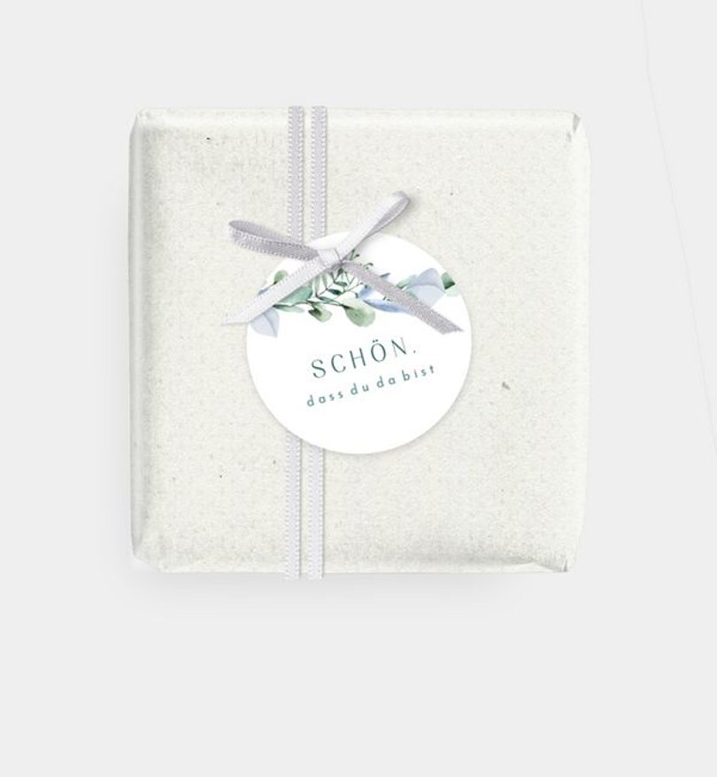 Geschenkanhänger Kommunion Blätterzeichen