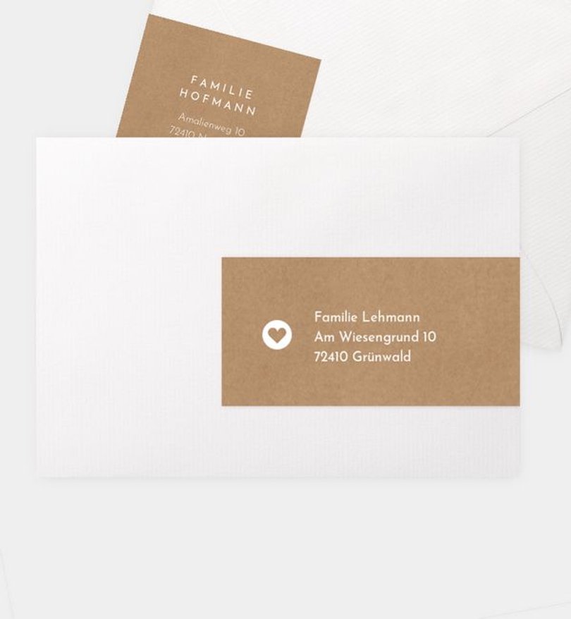 Adressaufkleber Kommunion Crafty & easy