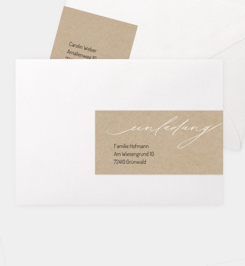 Adressaufkleber Firmung Special day · Crafty