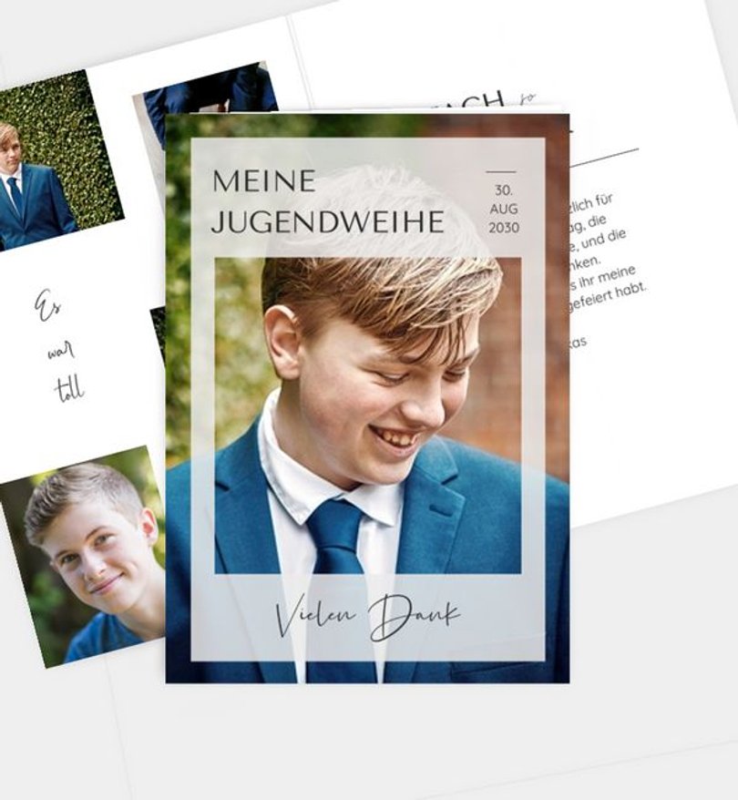 Dankeskarte Jugendweihe Mein Fest