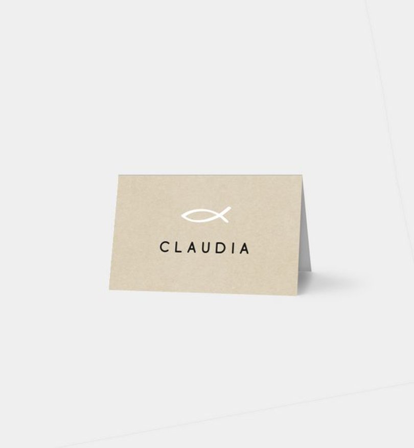 Tischkarte Kommunion Decent Moment
