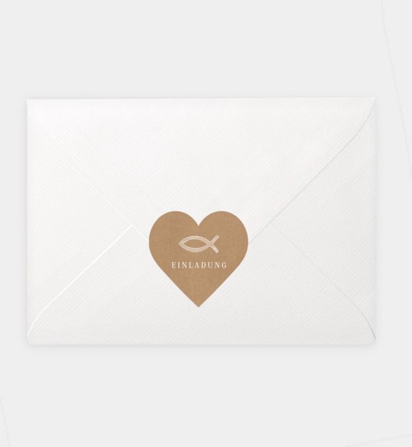 Siegelsticker Konfirmation Scribble Letters