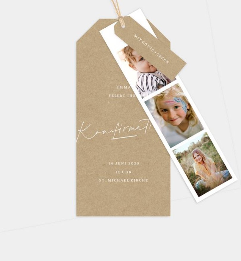 Einladungskarte Konfirmation Mein Weg