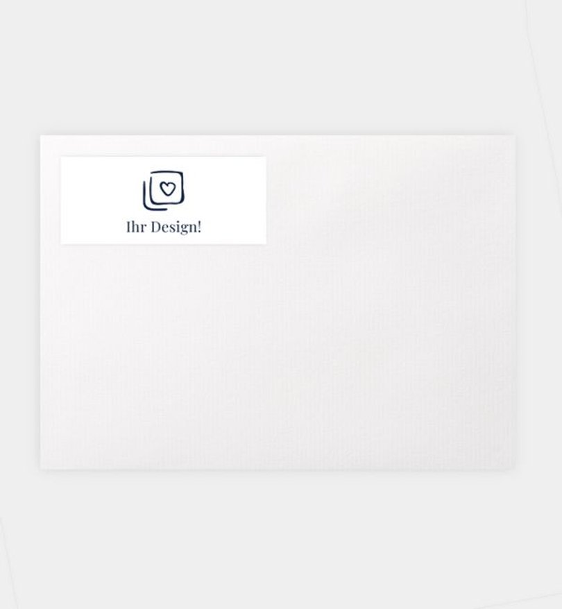 Absenderaufkleber Kindergeburtstag Blanko Design