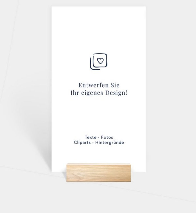 Menükarte Kindergeburtstag Blanko Design