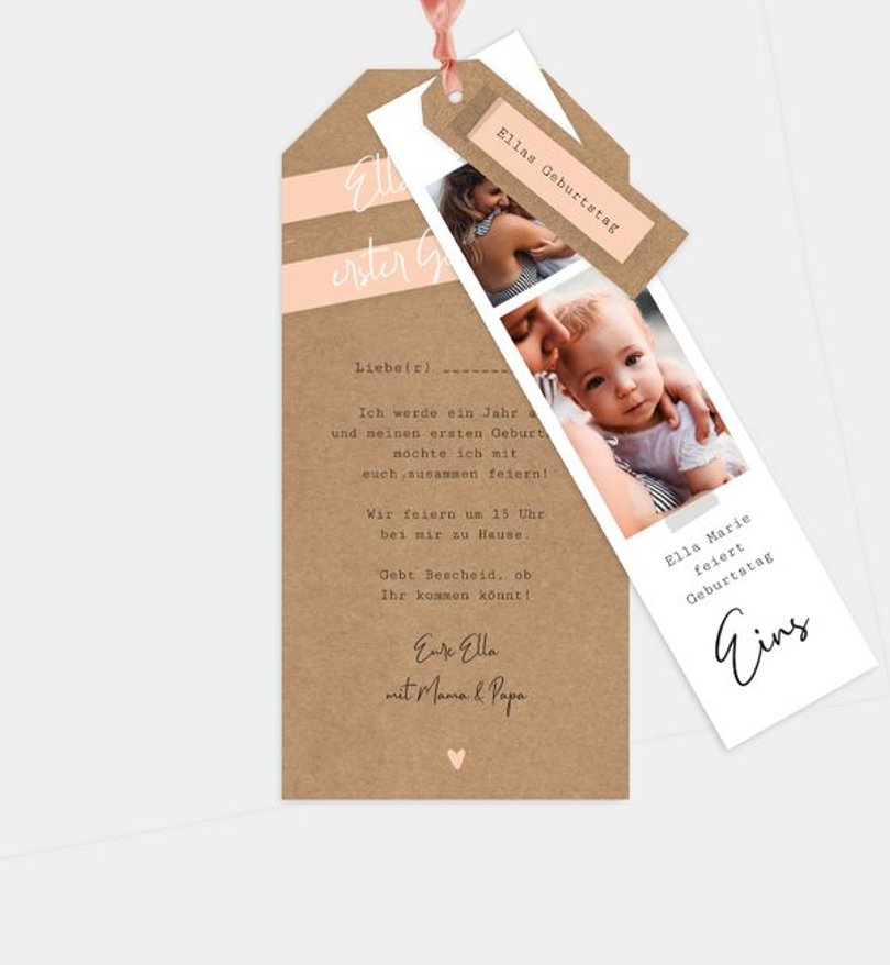 Einladungskarte Kindergeburtstag Handmade