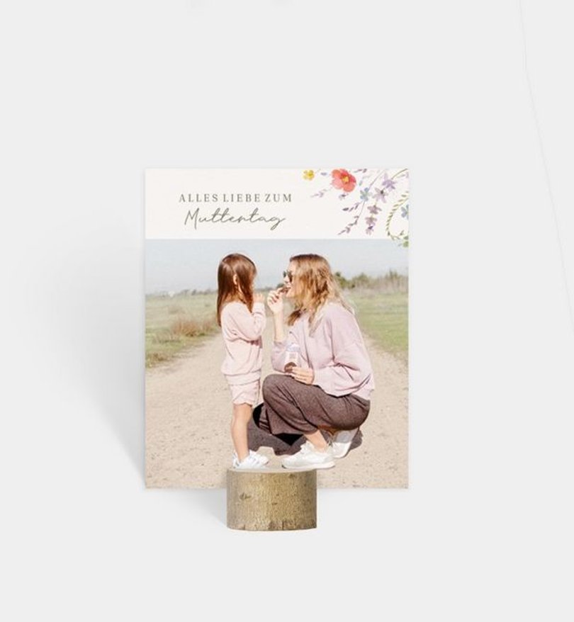 Fotoaufsteller Muttertag Wildflowers