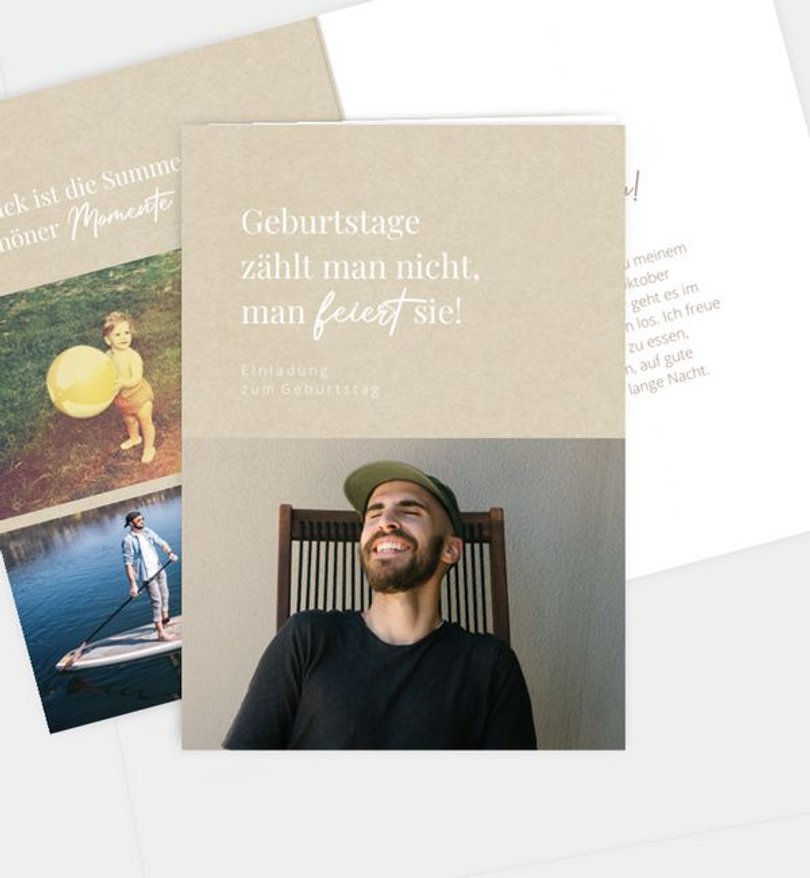 Einladungskarte Geburtstag Birthday Magic · Vintage