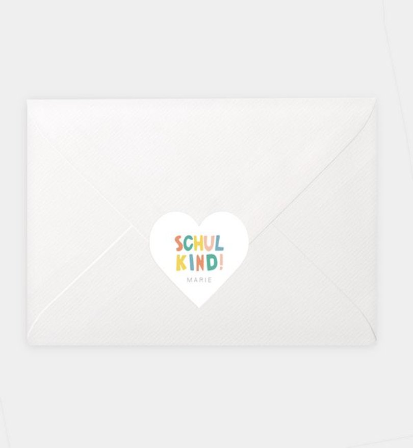 Siegelsticker Einschulung Federmäppchen