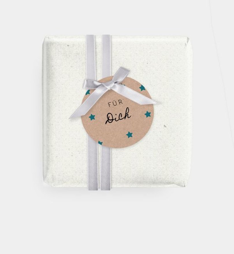 Geschenkanhänger Einschulung Schulheft · Vintage