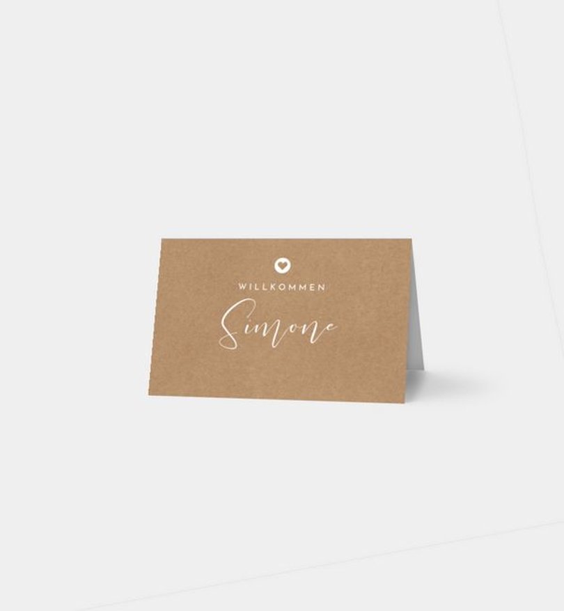 Tischkarte Hochzeit Easy Wedding