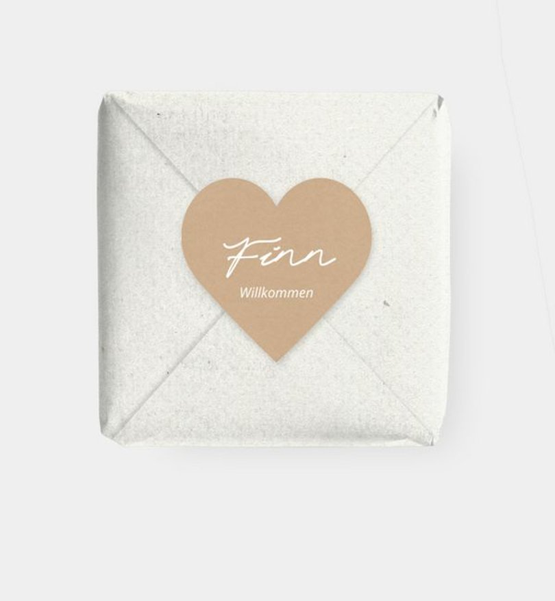 Geschenkaufkleber Geburt Voller Bedeutung