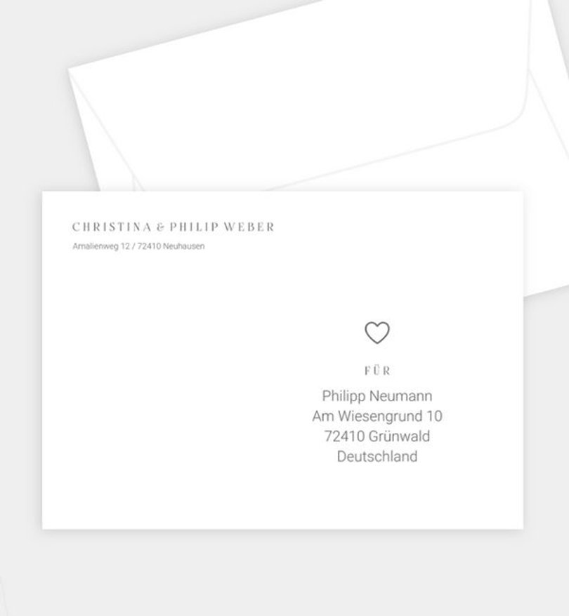 Briefumschlag Hochzeit Full with Love