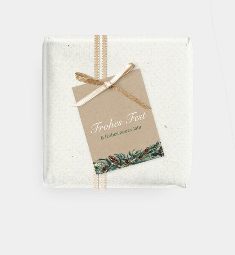 Geschenkanhänger Geschäftlich Voller Weihnachtsfreude