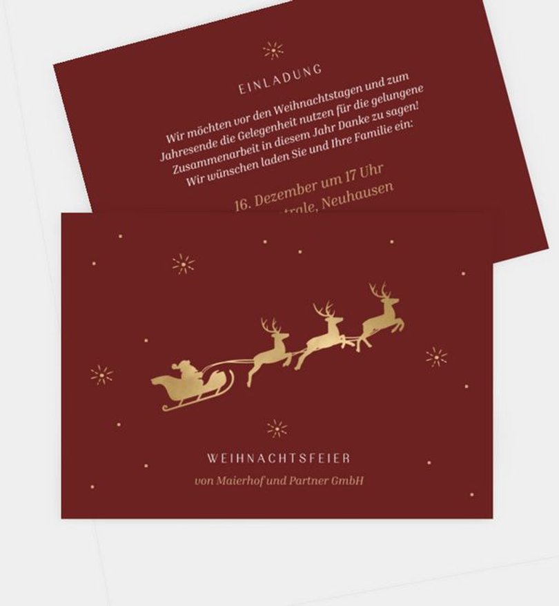 Weihnachtsfeier Weihnachtsfeier Weihnachtsschlitten
