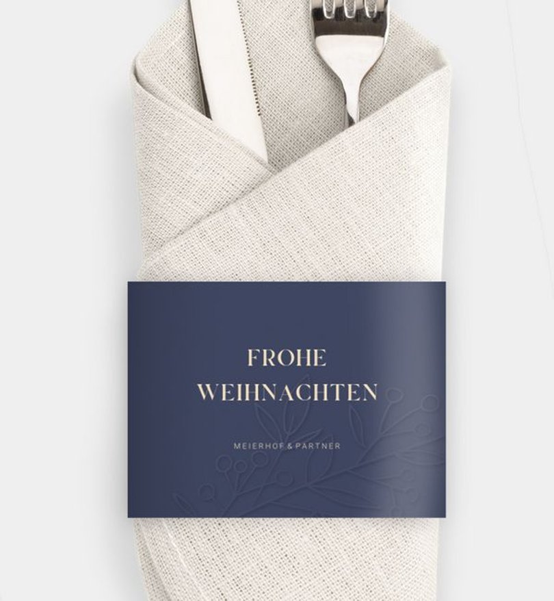 Besteck Servietten-Zubehör Geschäftlich Festive Elegance