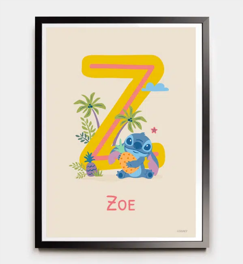 Stitch · Buchstabe Z mit Namen