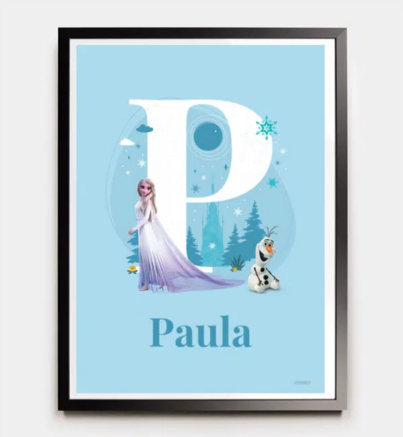 Frozen · Buchstabe P mit Namen