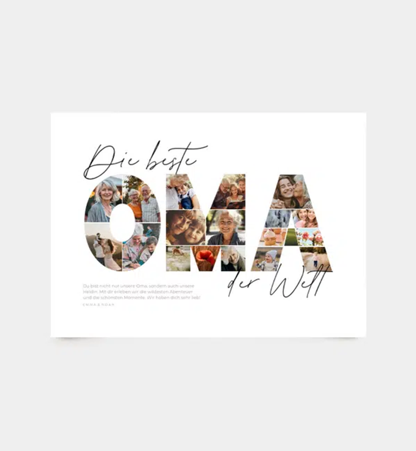 Familiencollage · Oma